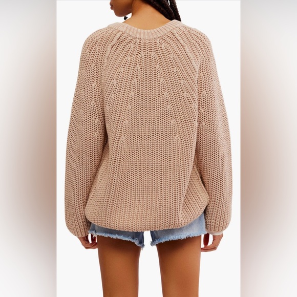 TAKE ME HOME COTTON SWEATER IN Sandcastle - Picture 6 of 10